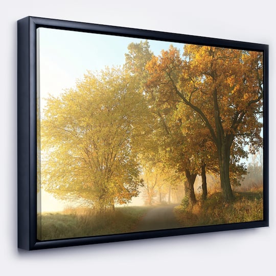 Designart - Rural Road Under Green Trees